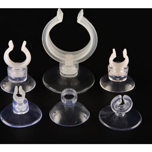 5Pcs/lot 4/ 6mm Aquarium Suction Cup Holder Sucker For Fish Tank Pump Airline TubeAquariums Holders Sucker