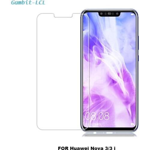 For Huawei Nova 3 3i Nova3 PAR-LX9 PAR-LX1 PAR-AL00 6.3" Tempered Glass Screen Protector Premium Protection film 9H glass Cover