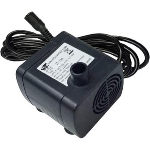 JT-180 6V 12V 24V Micro DC Brushless Submersible Pump Solar Fountain Pet Water Dispenser Computer Water Cooling Pump 350L/H