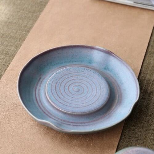 Pot Tray Teapot Mat Tea Pot Mat Tea Support Pot Mat Tea Pot Base Base Tea Ceremony Kung Fu Tea Set Accessories Tea Table Chinese