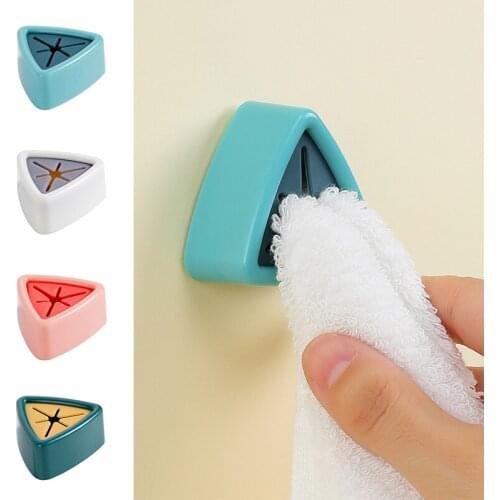 Creative Towel Rack Hole Free Storage Hook Kitchen Rag Plug Hanger Towel Rack Bathroom Supplies