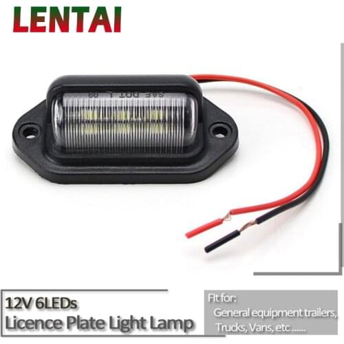 LENTAI 1PC Car LED Number Plate Lamp License Plate Light Bulbs For Hyundai Solaris I30 creta IX25 Suzuki Swift SX4 Lada Vesta
