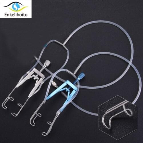Microscope stainless steel water injection handle flushing handle ophthalmic flushing opener adjustable titanium alloy