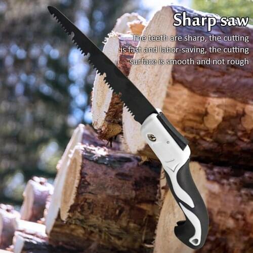 Mini Household Folding Saw Wood Woodworking Garden Fruit Tree Pruning Saw Grafting Pruner Garden Tools For Camping Adventure