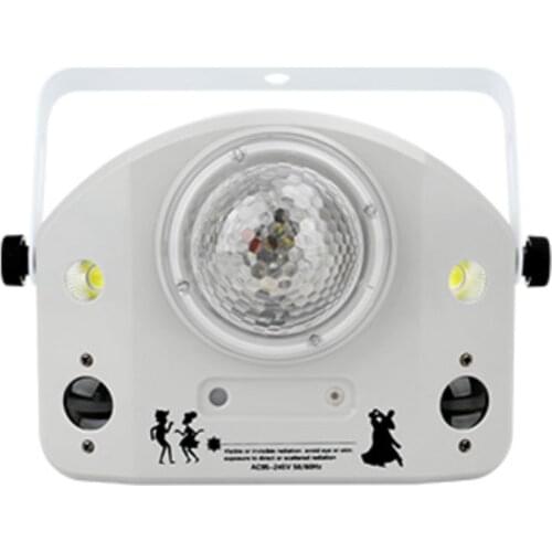 Wave Ocean Effect Stage Lighting Projector Laser Strobe Gobo Lamp Remote Dmx Control Sound Party Light 4in1 Disco Ball Moving DJ