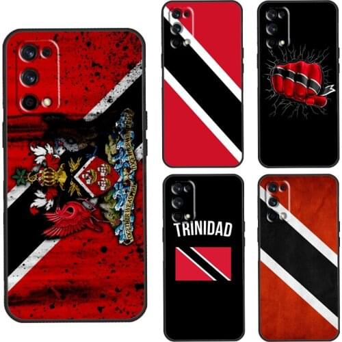 Trinidad Flag Case For OnePlus 8T 7T Nord 7 8 9 Pro Cover For Realme 8 7 6 Pro Q3 C3 C11 C15 C21 GT Neo