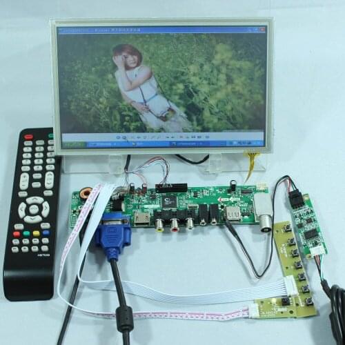 TV PC HD MI CVBS RF USB AUDIO LCD driver Board VST29.03B8.9inch 1024x600 N089L6 LP089WS1 B089AW01 Lcd PanelTouch Screen