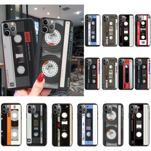 RETRO CASSETTE TAPE vintage Phone Case for iPhone 11 12 mini pro XS MAX 8 7 Plus X XS XR