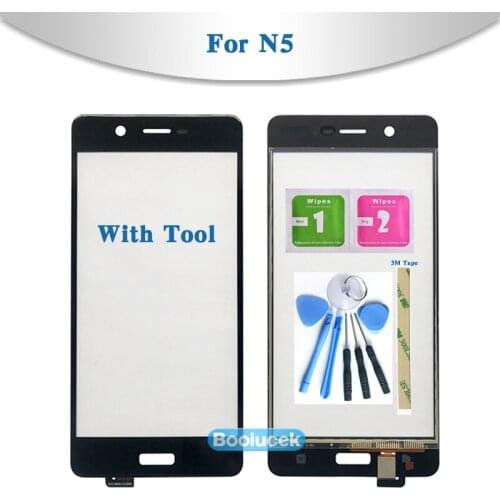 High Quality 5.2" For Nokia 5 N5 TA-1008 TA-1030 TA-1053 Touch Screen Digitizer Sensor Outer Front Glass Lens Panel Black