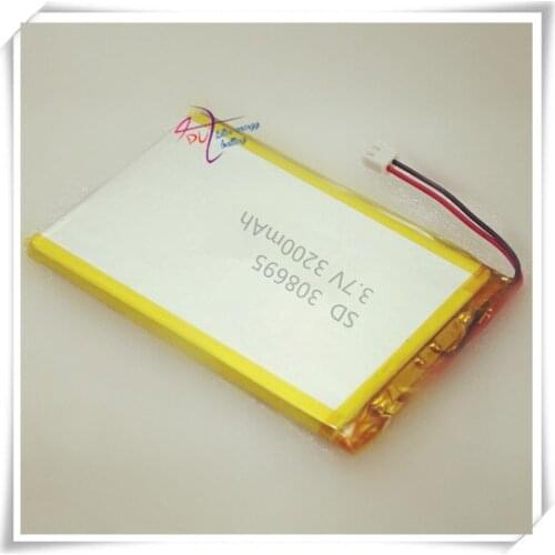 XHR-2P 2.54 3.7V 3200mAh beauty instrument in polymer lithium battery 308695