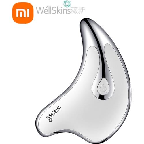 Xiaomi WellSkins Micro Current Intelligent Lifting Scraping Massage Instrument Tighten Face Contour Curve Massage Tool BJ808