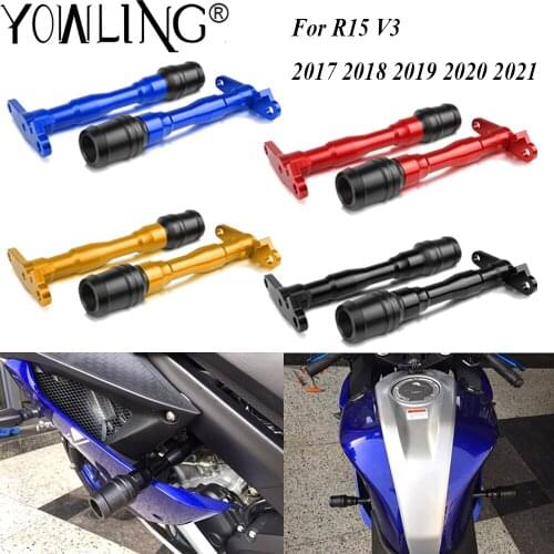 YZFR15 V3 For YAMAHA R15 V3 R15V3 2017 2018 2019 2020 2021 Motorcycle Accessories Frame Crash Pads Engine Case Sliders Protector