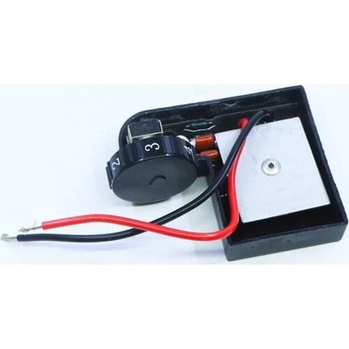 1pc Polishing Machine Speed Control Switch Black Red for Electric Polishing Machine for Polishing Machine Governor Accessories