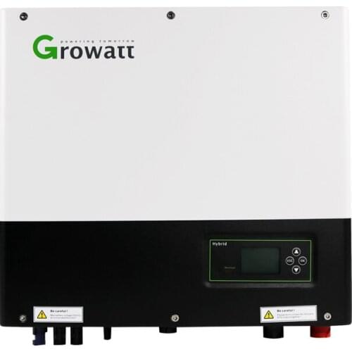 10kw Off-Grid Solar Inverter 110V Built-in 80A MPPT Solar Charge Controller Growatt Hybrid Inverter