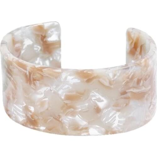 Acrylic Turtle Cuff Resin Bangles Acrylic Tortoise Shell Wide Brown Cuff Bracelet Leopard Print Fashion Jewelry