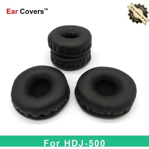 Ear Pads For Pioneer HDJ500 HDJ-500 Headphone Earpads Replacement Headset Ear Pad PU Leather Sponge Foam