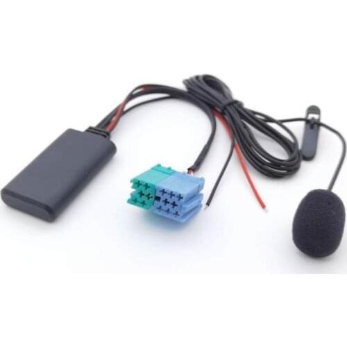 Bestolink 2 Styles Car Stereo Bluetooth 5.0 AUX Adapter ISO 6Pin 8Pin for Renault Radio Updatelist Calling Handsfree Microphone