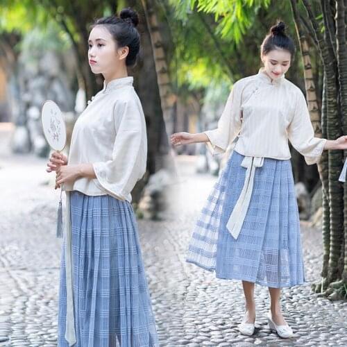 Free shipping The style of the Republic of China retro literature and art suit womens dress