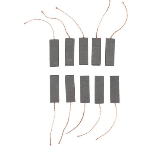 AD-10Pcs Carbon Brushes Motor Carbon Brushes for Siemens Drum Type Washing Machine Parts 5X13.5X40mm