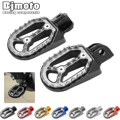 For Husavama FOR 85cc-530cc 2005-2015 Pivot Dirt Bike Foot Pedal Footrest Footpegs Foot Pegs