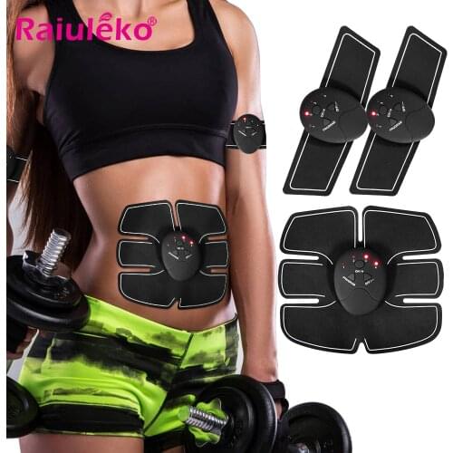 EMS Wireless Muscle Stimulator ABS Abdominal Muscle Trainer Body Fitness Hip Trainer Belly Massager Electroestimuladores Unisex