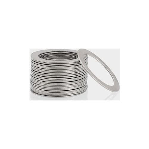 M45 M50 Inner Diameter Ultra-thin 304 Stainless steel Flat Washers Adjusting Gap Metal Gasket 55mm/62mm Outside Diameter