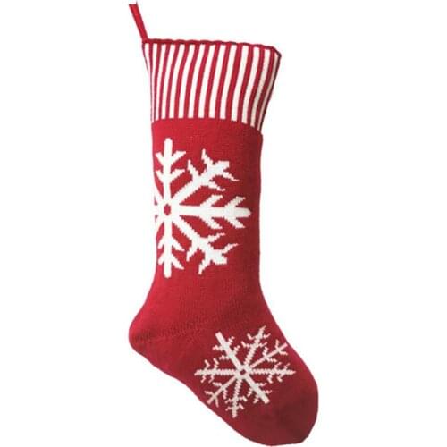 Cute Christmas Hanging Classic Stocking Kids Candy Gift Packing Pouch Xmas Tree Hanging Pandent Holiday Decoration