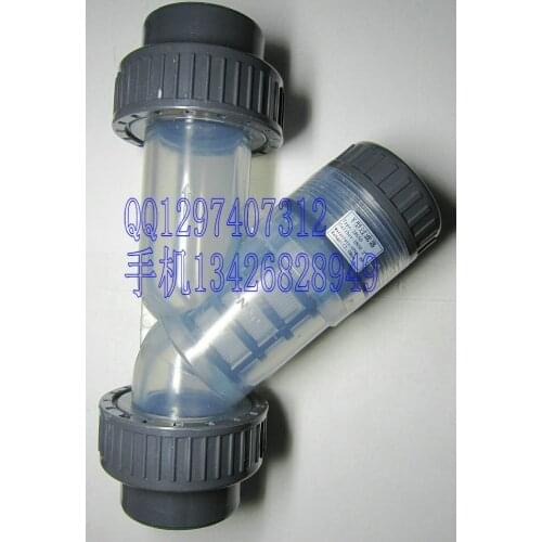 UPVC filter Y filter DN50 socket 63mm diameter