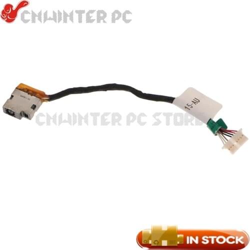 NOKOTION Original New Laptop DC POWER JACK CABLE for HP Pavilion 15-AB 15-BS 15-AU 15T-AB Series 799749-T17 799749-S17 799749-Y1