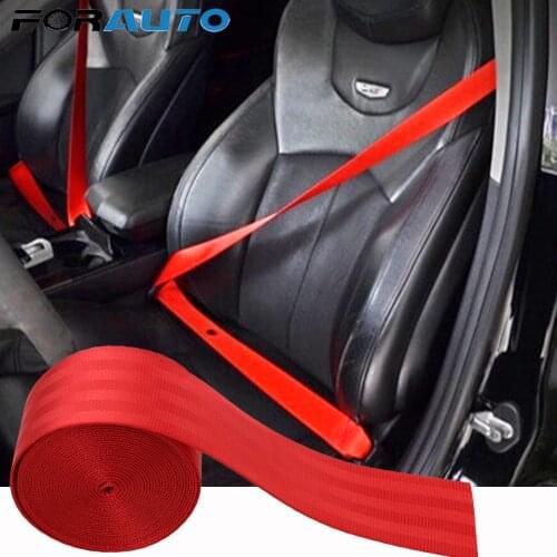 FORAUTO 3.5M Racing Strengthen Seat Belt Universal Car Seat Safety Belts Strap Webbing Webbing Fabric Interior Accessories