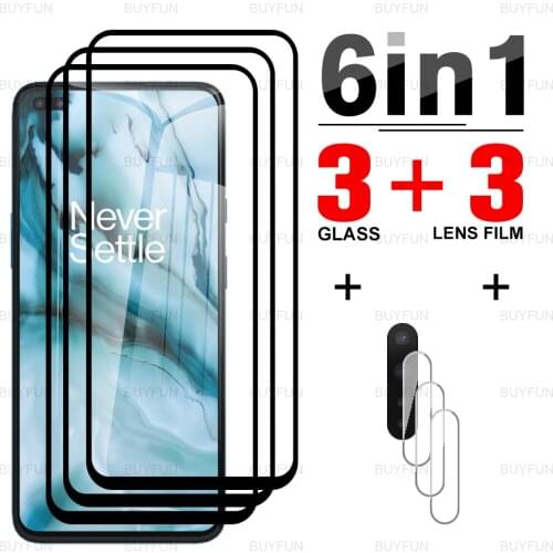 For OnePlus one plus Nord Black edge tempered glass for oneplusnord n10 ce 5g one plus8t 7t full cover protective glas lens film