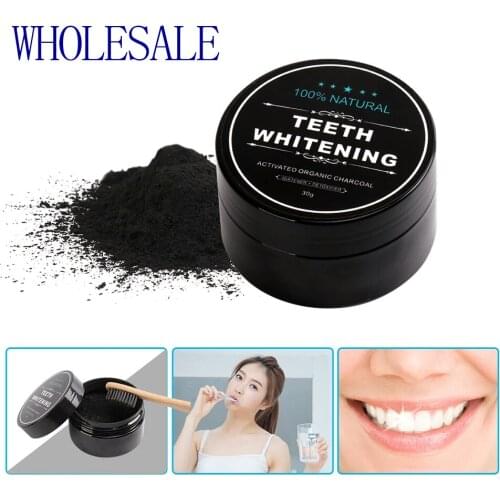 10/20/30/50Boxes Wholesale Teeth Whitening Oral Care Charcoal Powder Natural Activated Charcoal Teeth Whitener Powder Droshippin