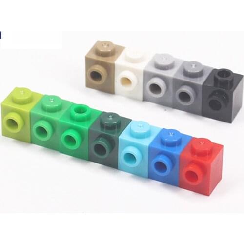 10PCS MOC 87087 1x1 Block DIY Building Blocks with Bumps Compatible With Brand Educational Creative Toys For children