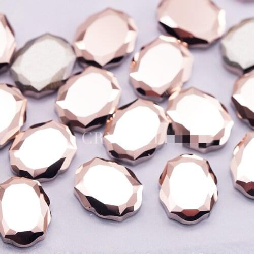 100% Original Austria Crystal BAROQUE MAGICAL MIRROR Fancy Stones 4142LTCH/ROGL 10X8mm Nail Art DIY Gifts Decorations
