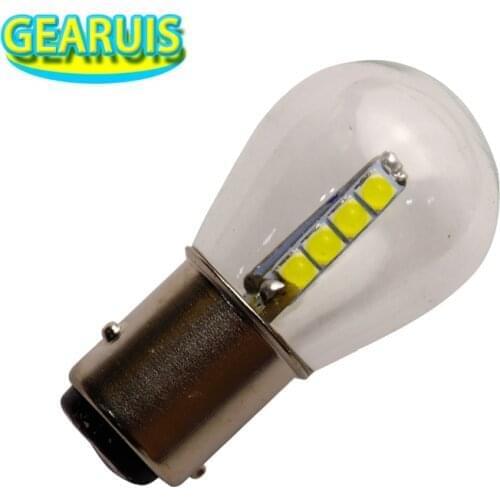 100pcs 1156 BA15S 1157 BAY15D 8 SMD 3030 LED glass case P21/5W Car Auto Turn signal Brake Parking Lamp DRL white red 12V