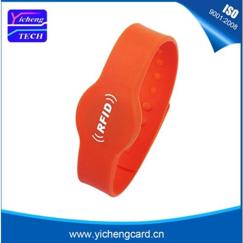 100pcs I code2 rfid 13.56MHz RFID Silicone Wristband ISO15693 RFID Bracelet Waterproof NFC Card smart card for Access Control
