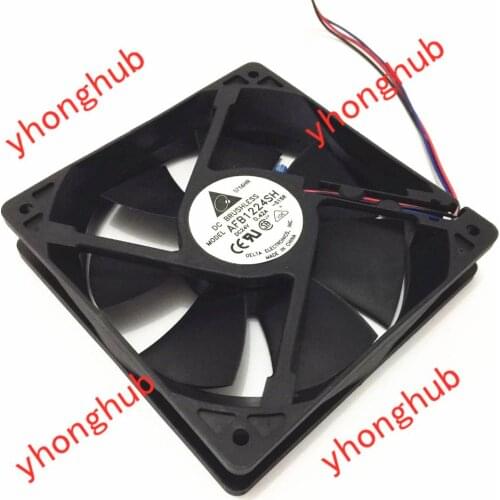 Delta Electronics AFB1224SH S15R DC 24V 0.42A 3-Wire 120x120X25mm Server Cooling Fan