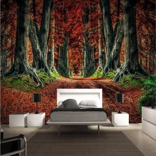 Dropship 3D Custom Photo Wallpaper High Definition Mangrove Forest Landscape Decoration Background Bedroom TV Wallpaper Murals