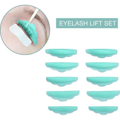 5/10 Pairs Eyelash Perm Silicone Pad Recycling Lashes Rods Shield Lifting 3D Eyelash Curler Eyelashes Extention Make Up Tool