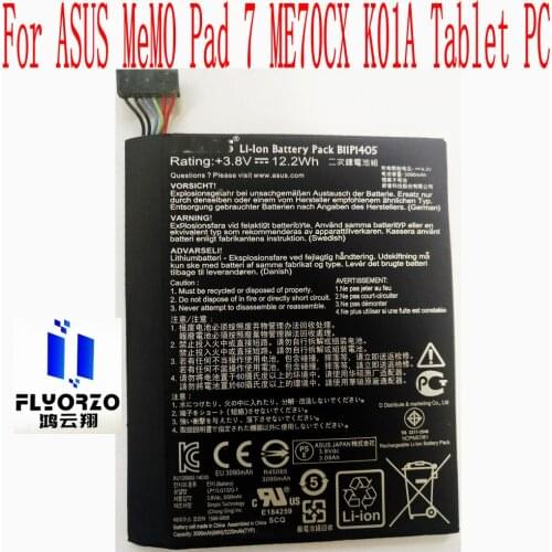 New High Quality 3090mAh B11P1405 Battery For ASUS MeMO Pad 7 ME70CX K01A Tablet PC