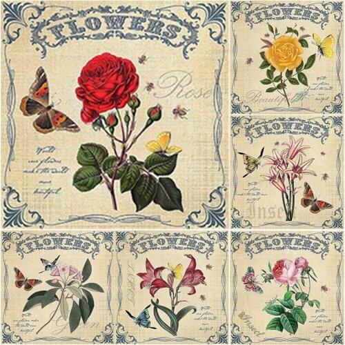 New 5D DIY Flower Diamond Painting Scenery Diamond Embroidery Cross Stitch Full Square Round Drill Crafts Manual Gift Home Decor