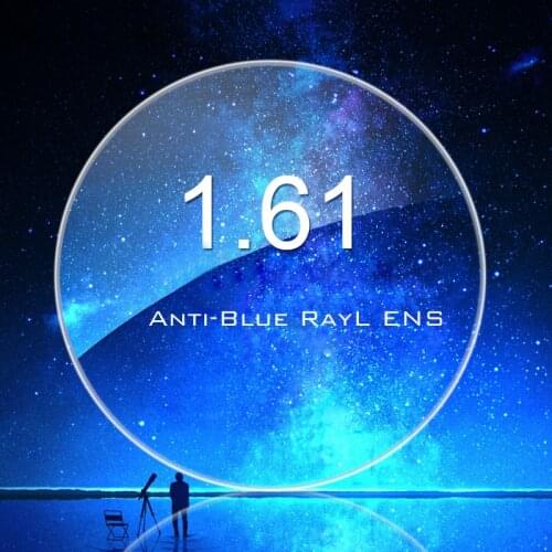 1.61 Aspherical Anti Blue Rays Single Vision For Myopia / hyperopia 4,00-6,00 Degree