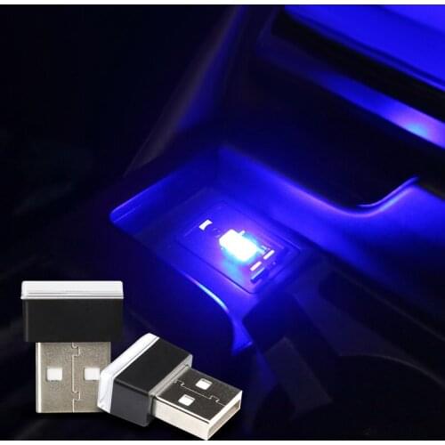 Car USB LED Atmosphere Mini Night Light For Subaru Impreza WRX Legacy Forester XV BRZ Ascent Exiga Tribeca Levorg Accessories