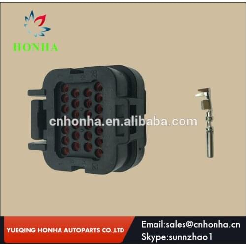 Free shipping 1 pcs 3-1437290-7 PA66 26 pin Superseal series auto ECU for tyco AMP Connector