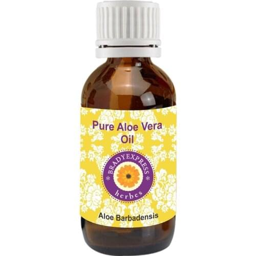 FRee Shipping Pure Aloe Vera Oil 100% Natural Therapeutic Grade Cold Pressed Aloe Barbadensis 5ML