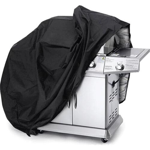 BBQ Cover Outdoor Dust Waterproof Oxford Cloth Grill Cover Rain Protective Outdoor Barbeque Grill Cover 5 Size BBQ Accessories