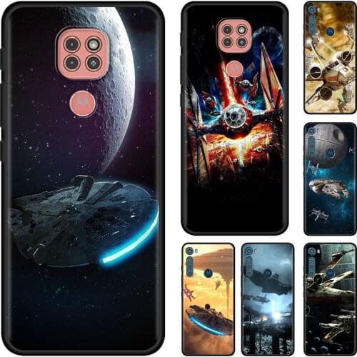 Star Space Ship Wars Cover for Motorola G9 Play One Fusion Hyper G8 Power Lite Edge Plus E6s G Stylus G10 G30 Phone Case Coque