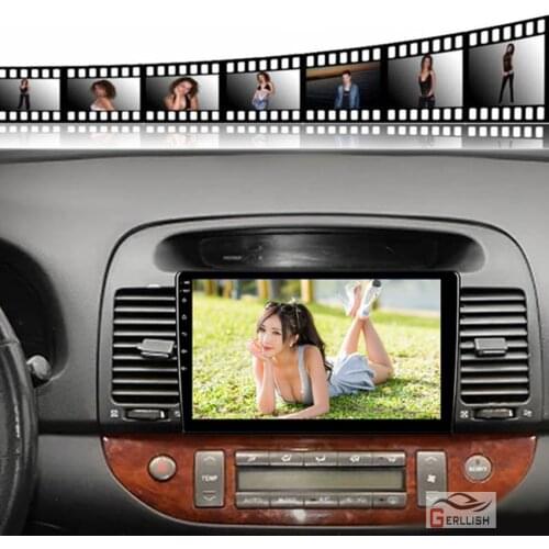 Gerllish Android For Toyota Camry 2003~2006 car radio player Navigation GPS with Car Multimedia System not 2din dvd