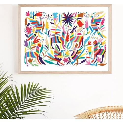 Mexican Art Paintings Nordic Abstract Wall Posters Modern Decoration for Home Room Frameless Prints Picture Room Decor