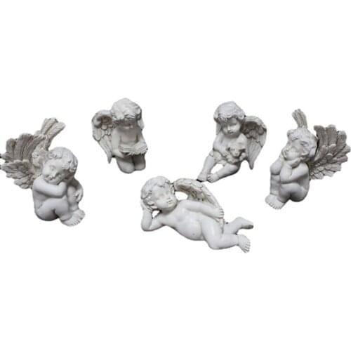 Micro-landscape Garden Statue Little Girl Resin Flower Set Gift Cute Angel Plug-in Creative Succulent Flowerpot Decoration